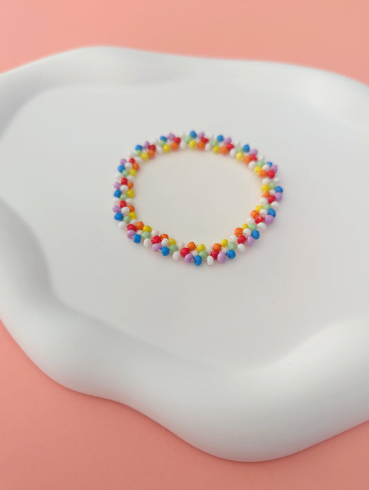 Rainbow Daisy Bracelet