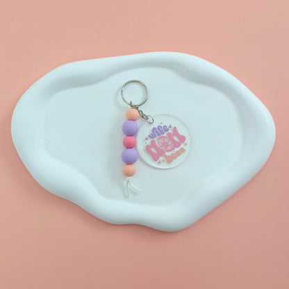 Wife, Mom, Boss Acrylic Keychain