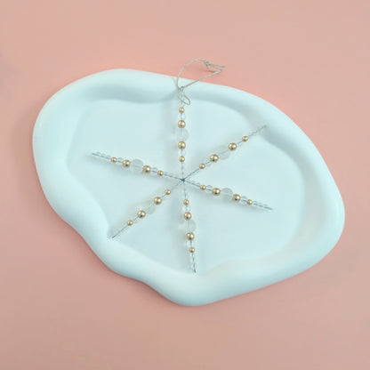 Gold and Clear Ornament