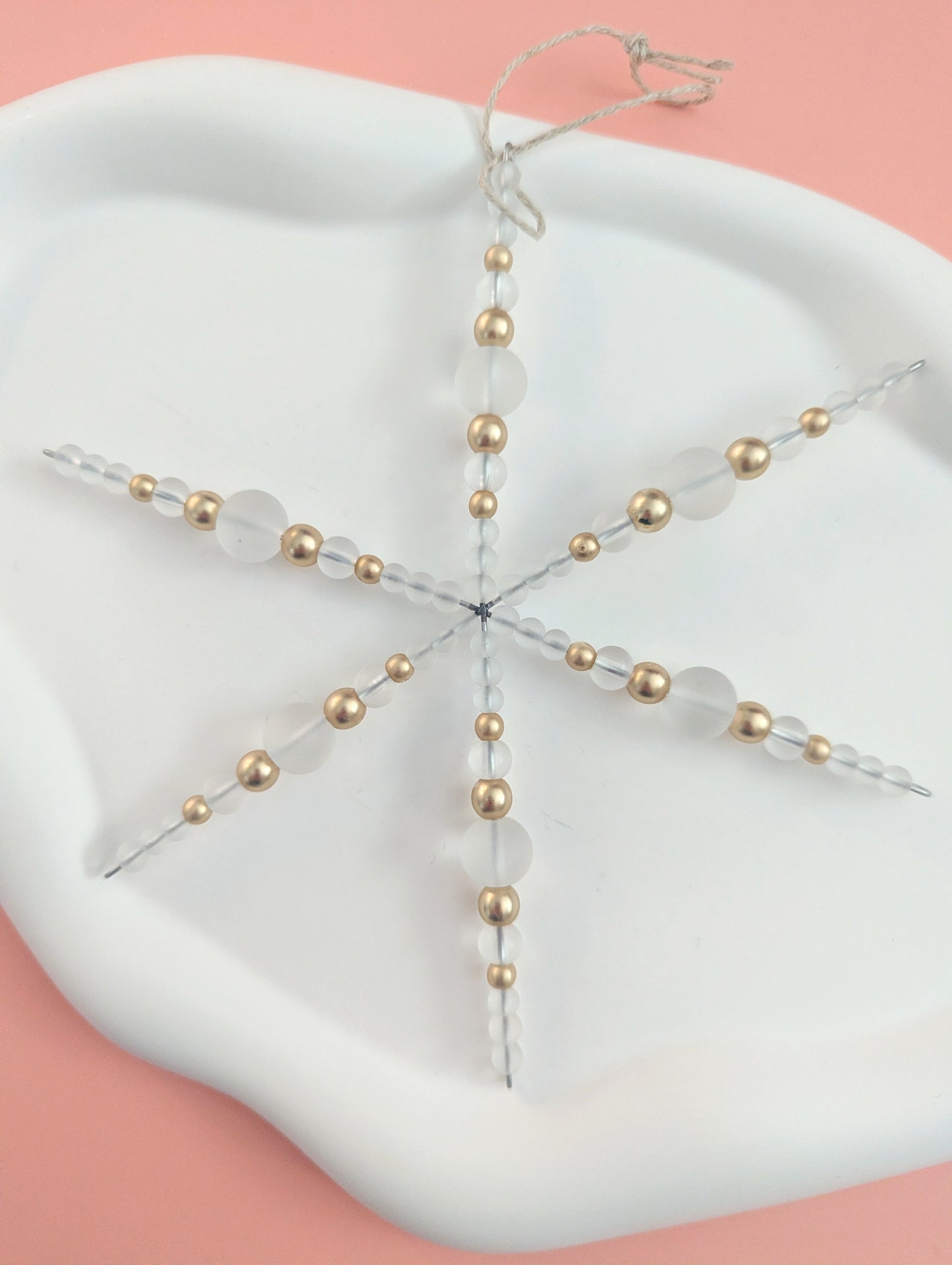 Gold and Clear Ornament