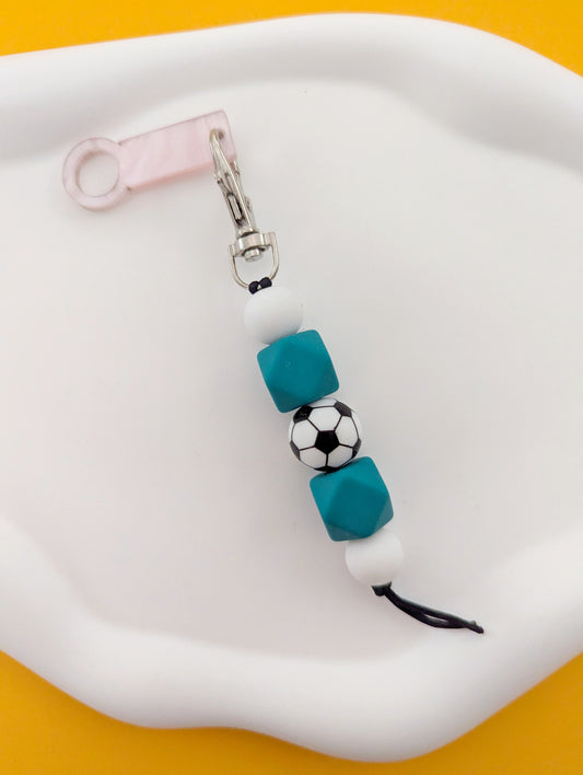 Soccer Straw Charm