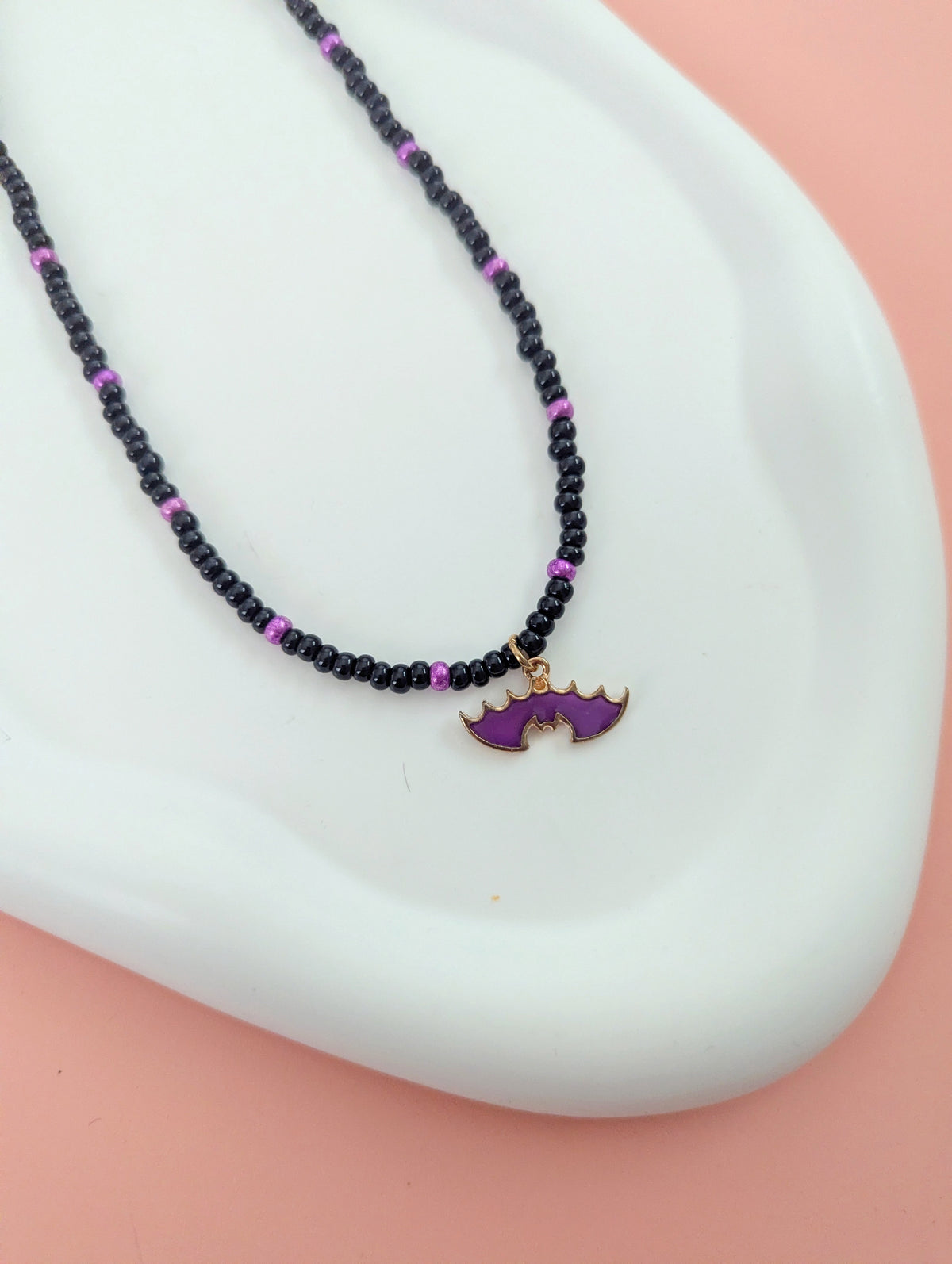 Purple Bat Choker