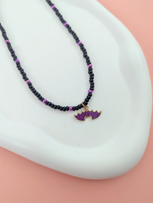 Purple Bat Choker