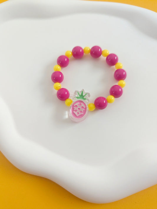 Pink Pineapple Bracelet