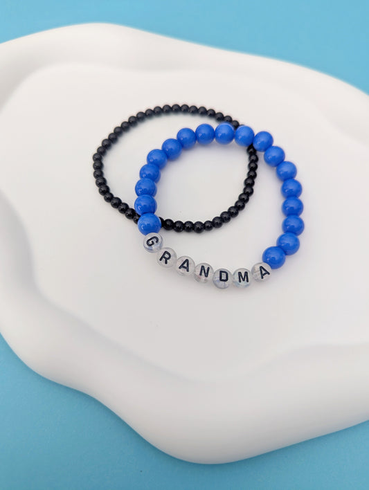 Blue and Black Grandma Stack