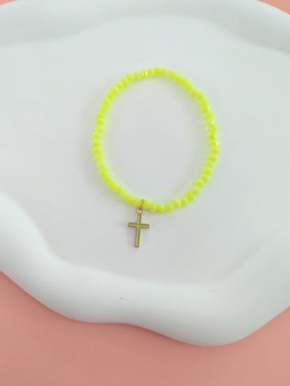 Cross Charm Bracelet