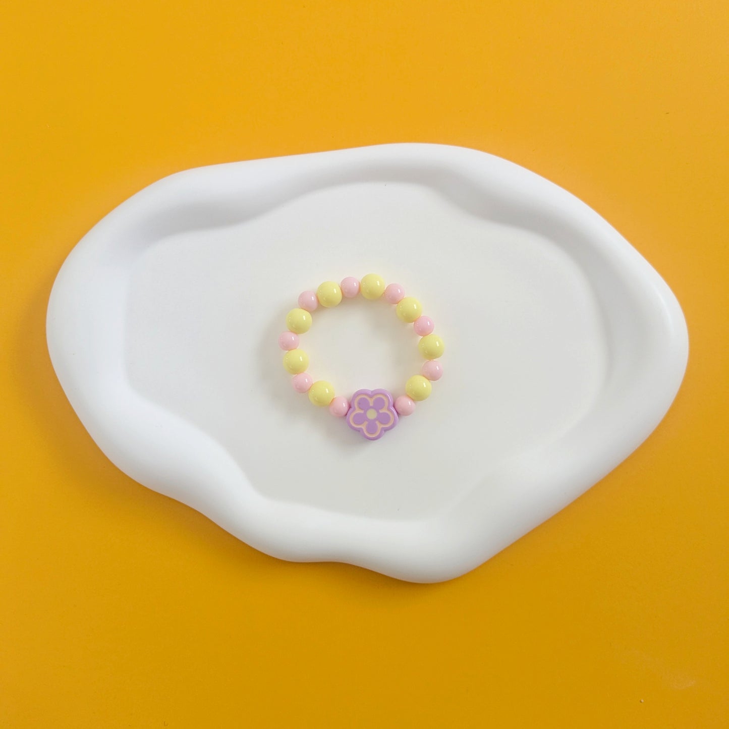 Purple Flower Bracelet