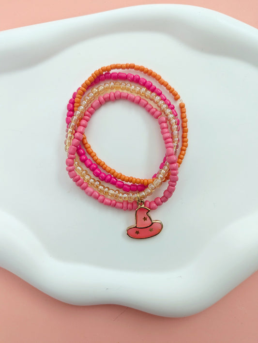 Pink and Orange Witch Stack