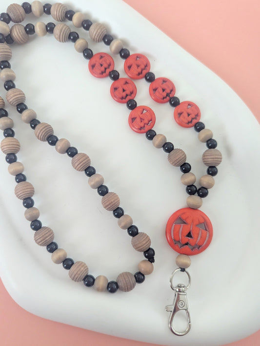 Jack O' Lantern Lanyard