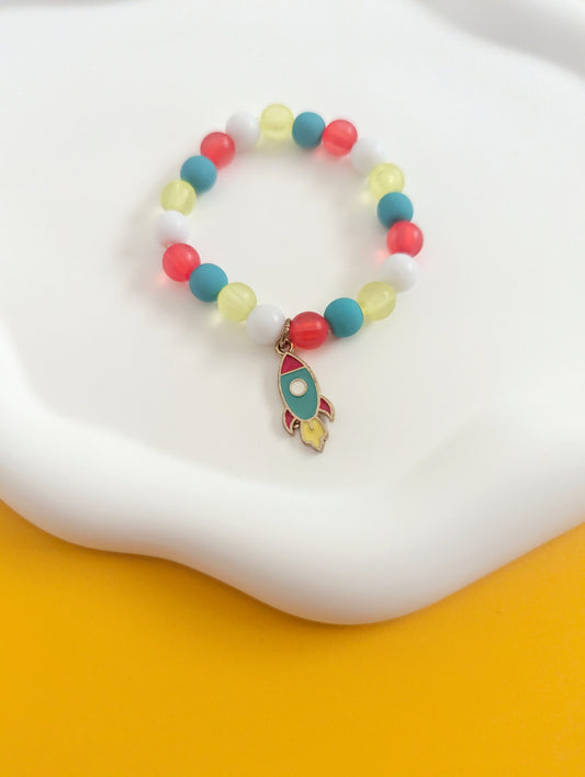 Rocketship Charm Bracelet