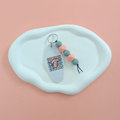 Cowboy Acrylic Keychain