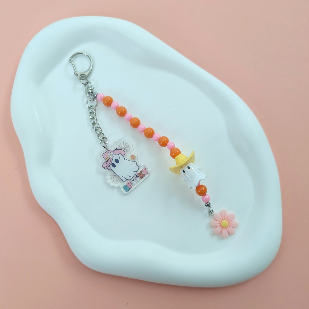 Cowboy Ghost Bag Charm