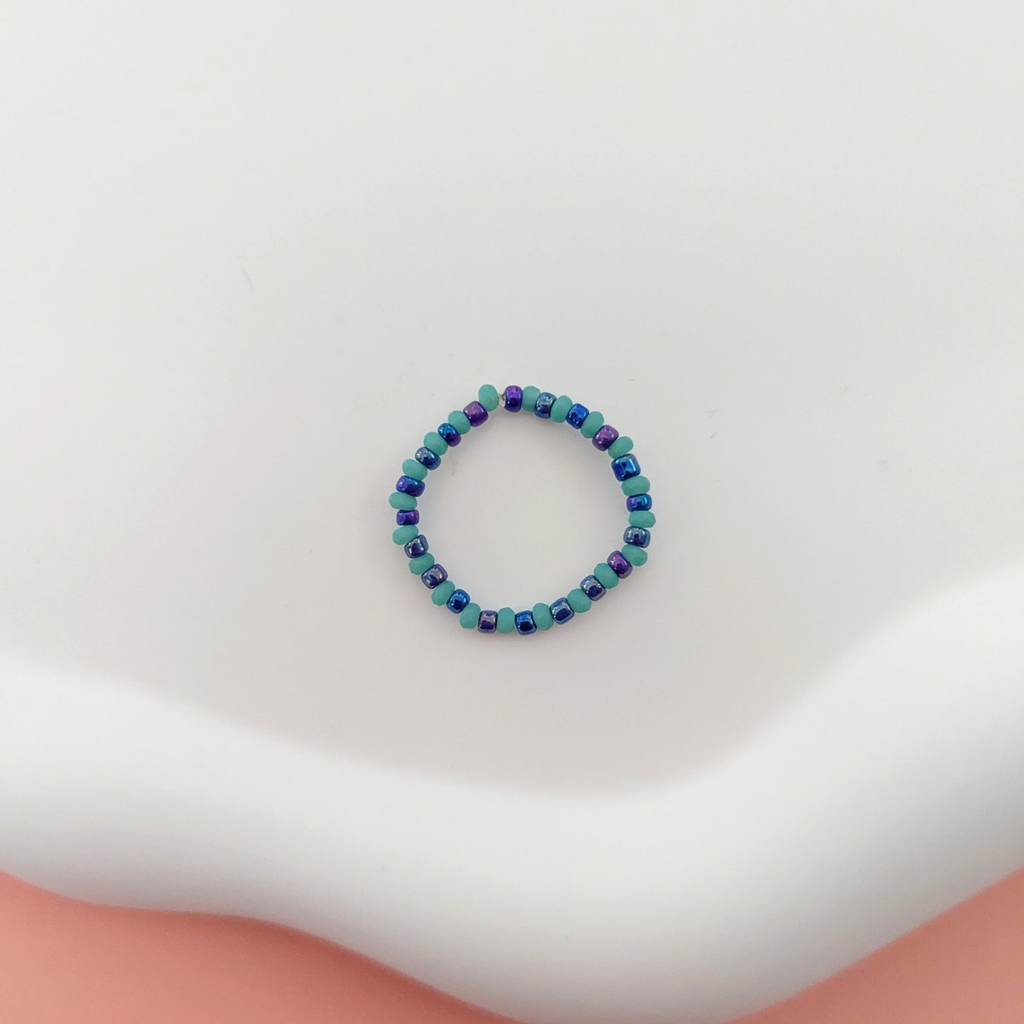 Teal and Blue Ring