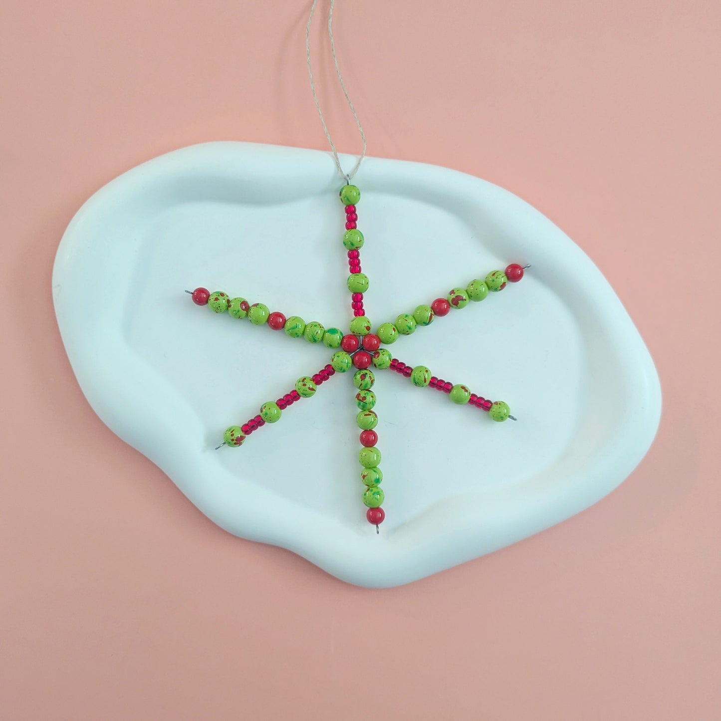 Green and Red Ornament