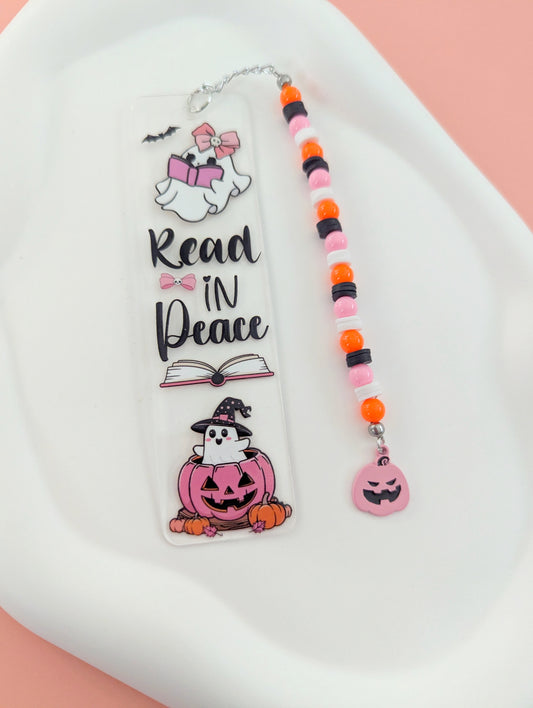 Read in Peace Acrylic Bookmark