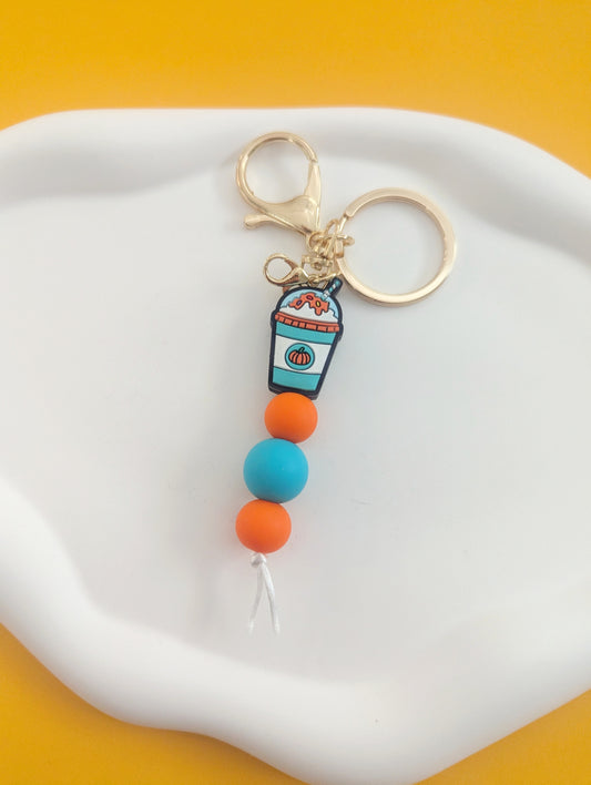 Pumpkin Latte Keychain