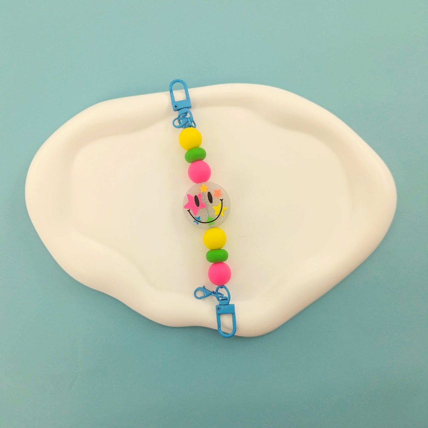 Star Happy Face Kindle Strap