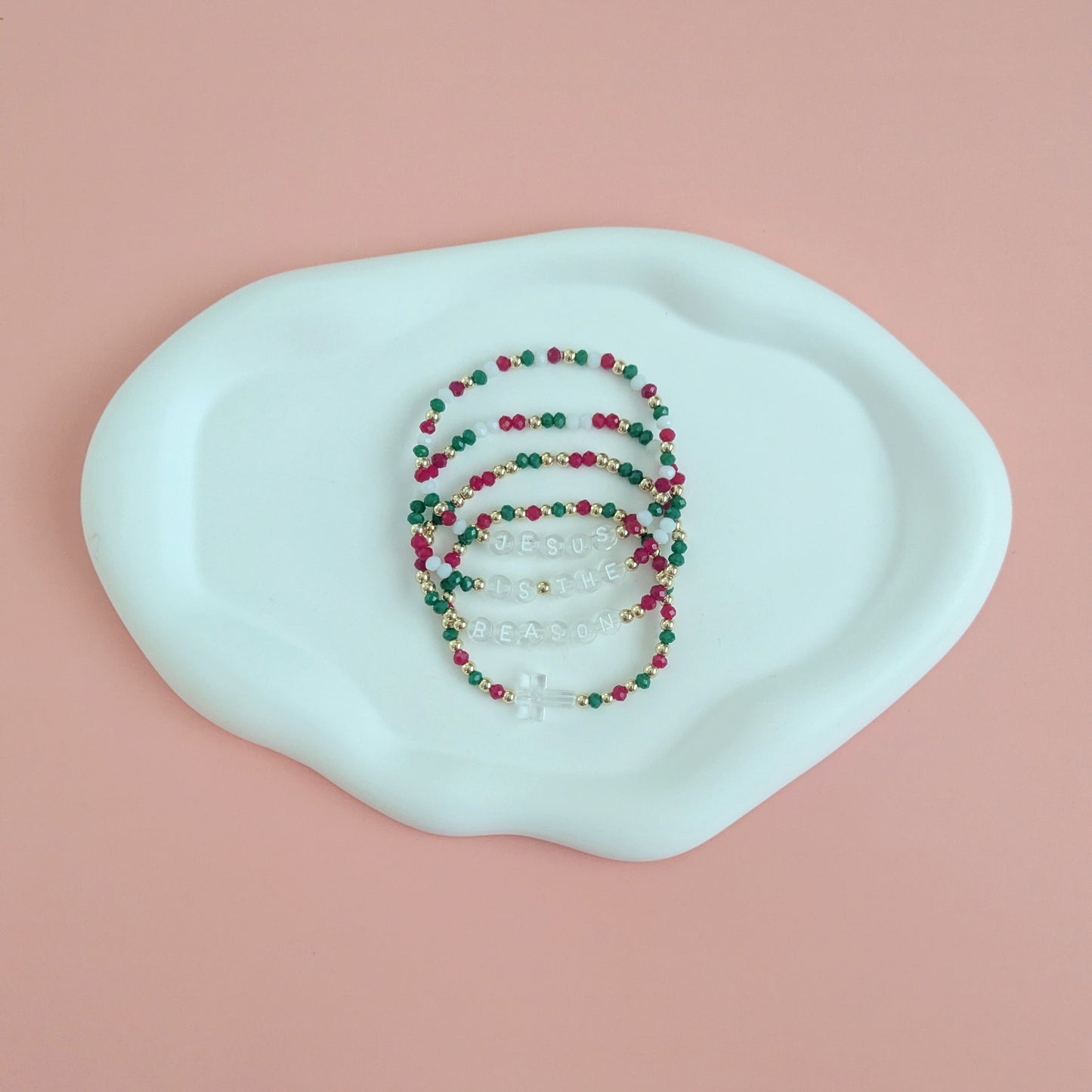 Jesus is the Reason Bracelet Stack