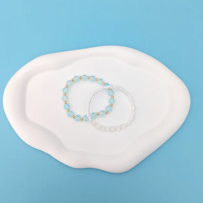 Blue and White Grandma Stack