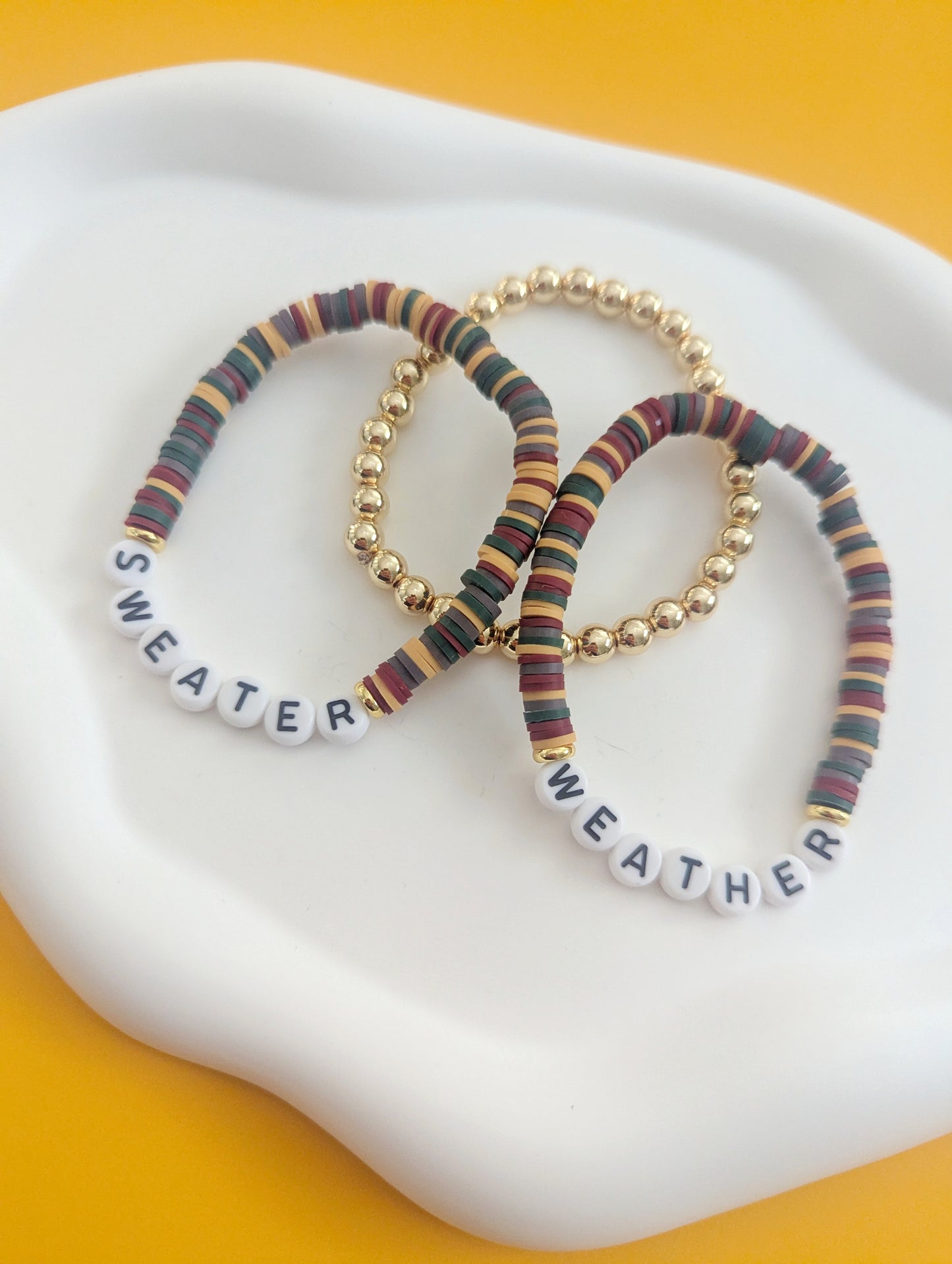 Sweater Weather Bracelet Stack