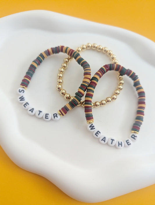 Sweater Weather Bracelet Stack