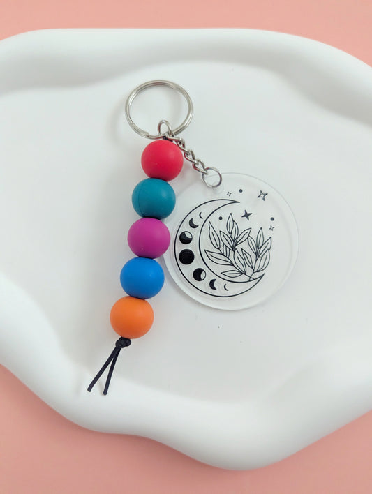 Moon Acrylic Keychain