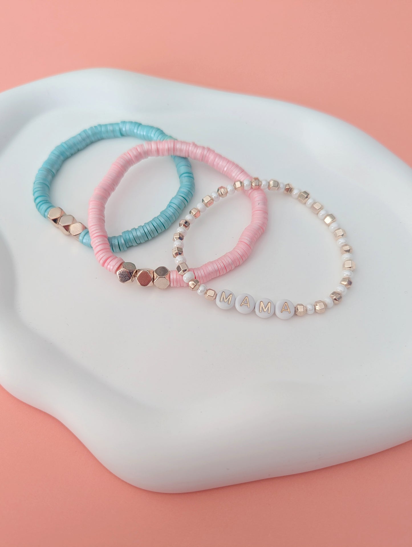 Pink and Blue Mama Stack