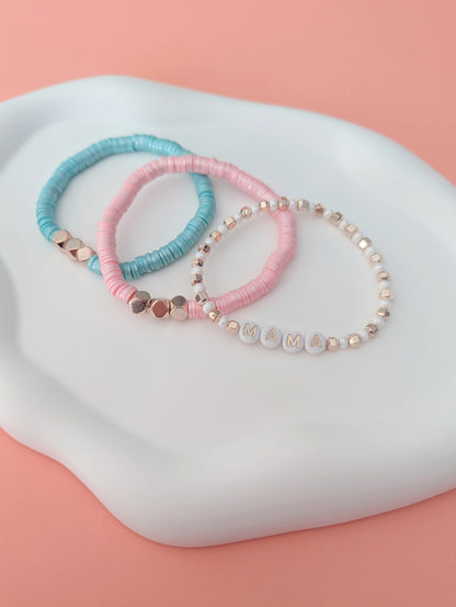 Pink and Blue Mama Stack