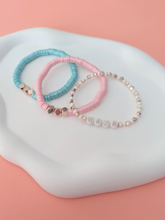 Pink and Blue Mama Stack