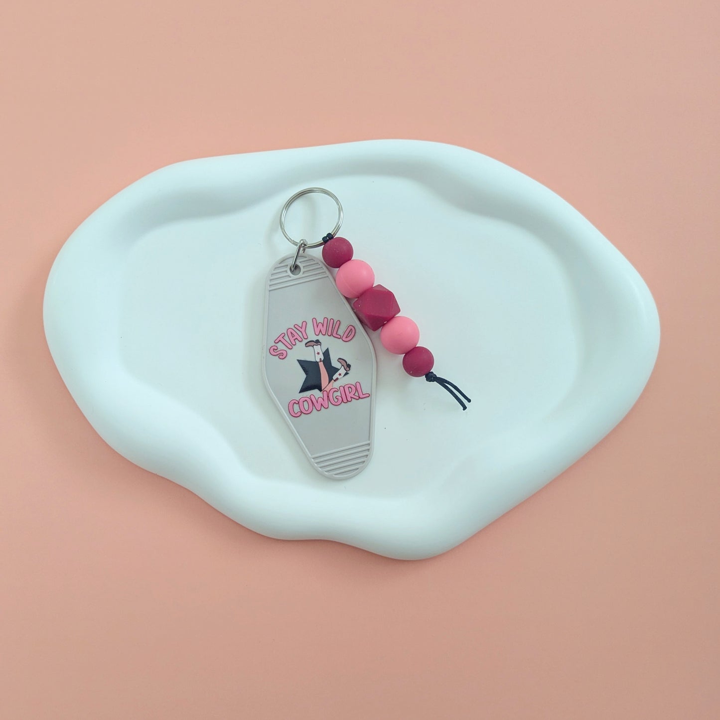 Stay Wild Cowgirl Acrylic Keychain
