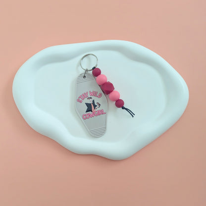 Stay Wild Cowgirl Acrylic Keychain