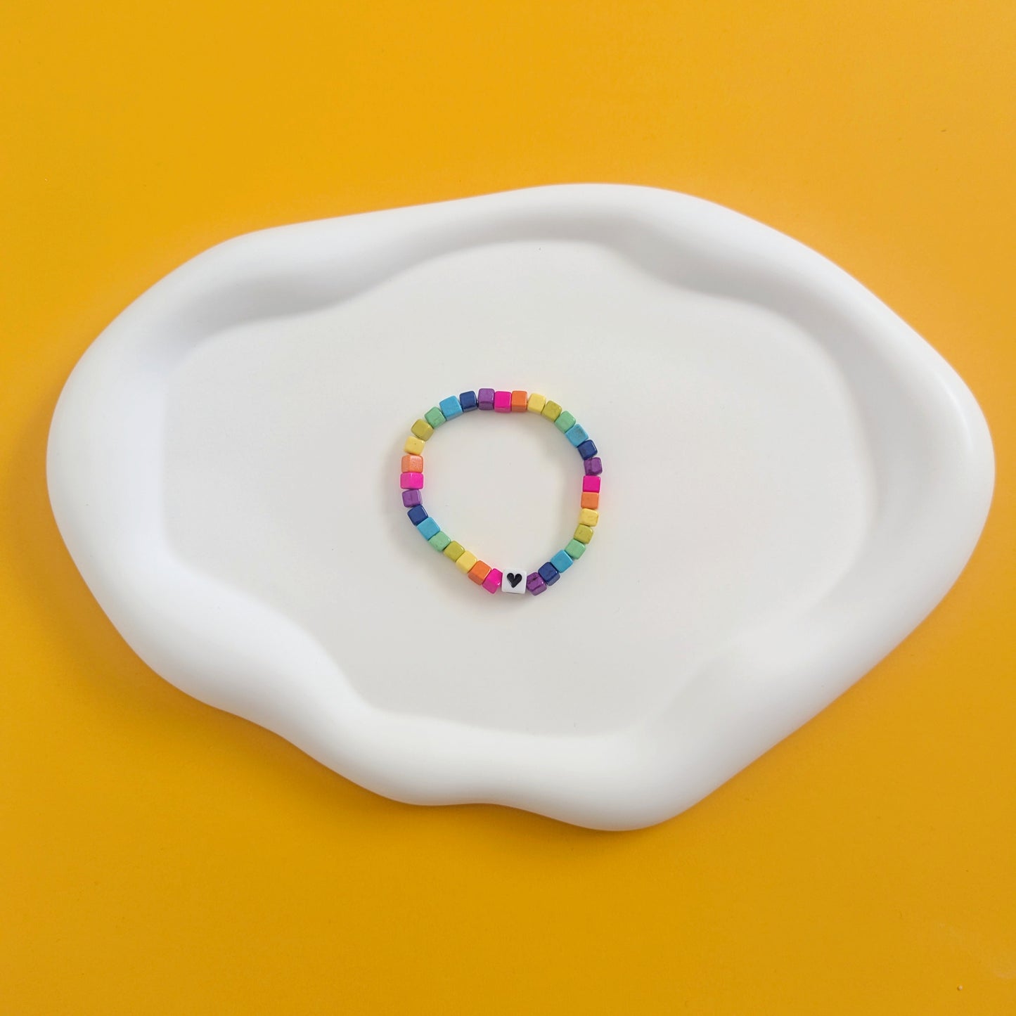 Rainbow Block Bracelet