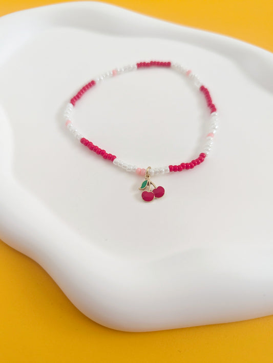 Cherry Charm Anklet