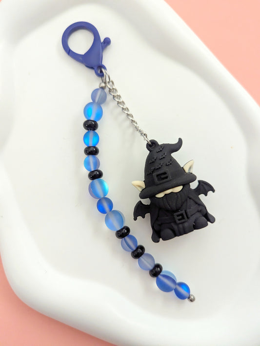 Bat Gnome Bag Charm