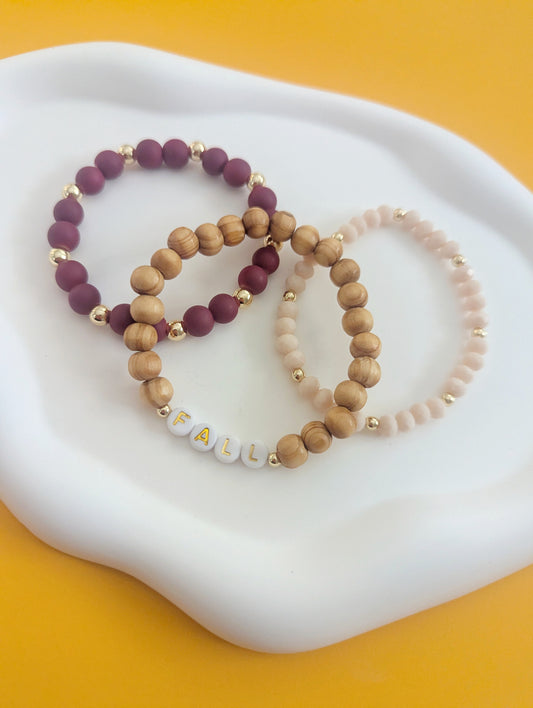 Fall Bracelet Stack