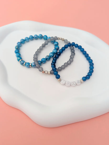 Blue and Gray Mama Stack