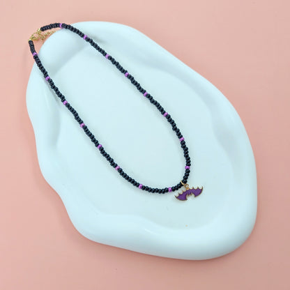Purple Bat Choker