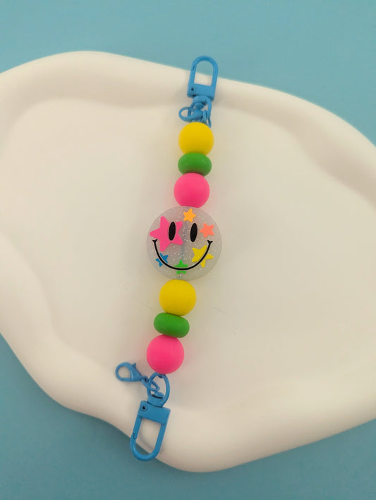 Star Happy Face Kindle Strap