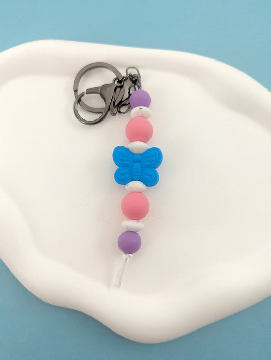 Blue Butterfly Keychain