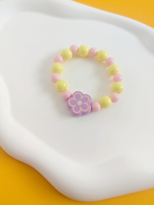 Purple Flower Bracelet
