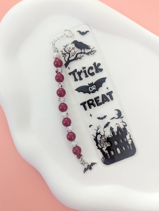 Trick or Treat Acrylic Bookmark