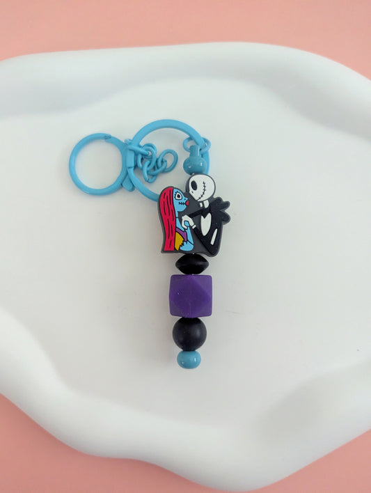 Jack and Sally Keychain