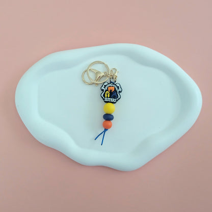 Gather Round Sisters Keychain