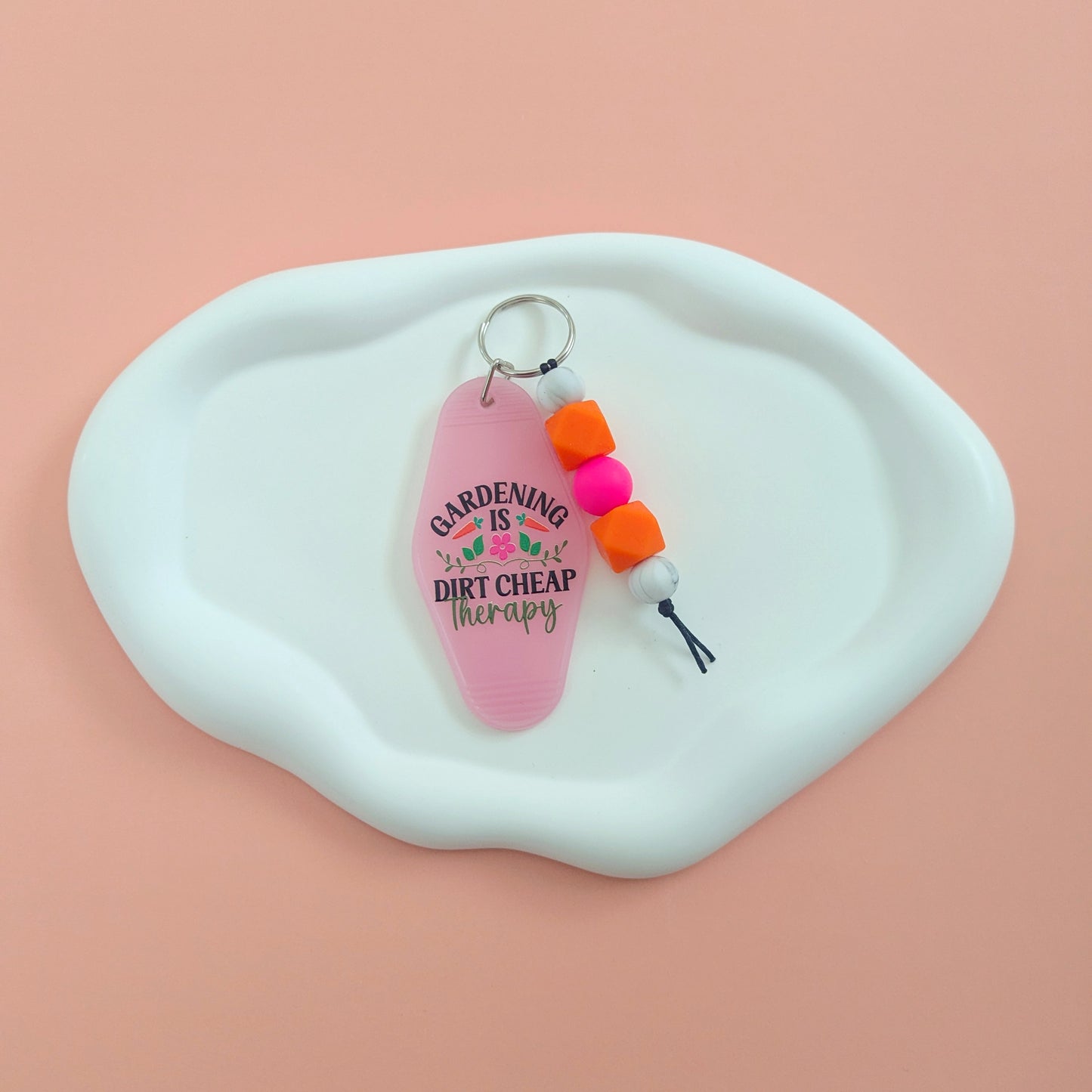 Gardening is Dirt Cheap Therapy Acrylic Keychain