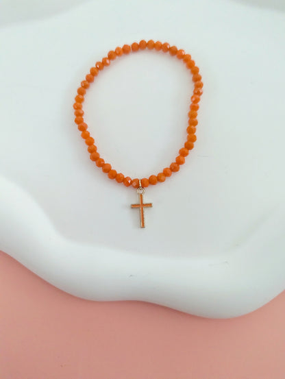 Cross Charm Bracelet