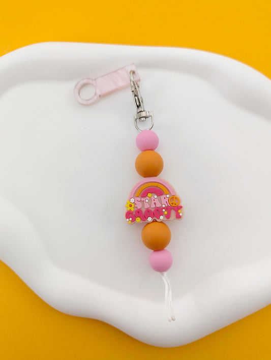 Stay Groovy Straw Charm