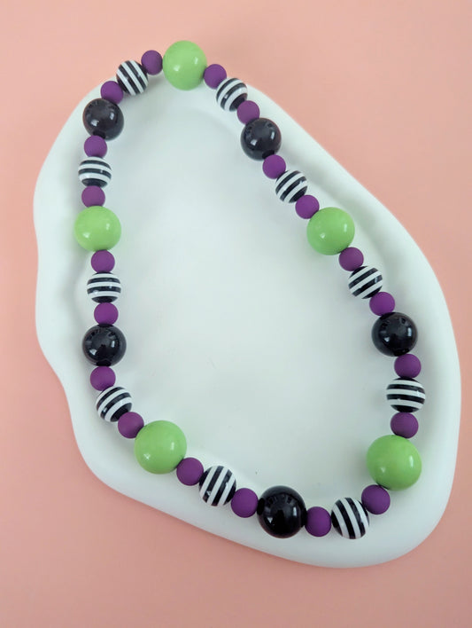 Beetlejuice Inspired Necklace
