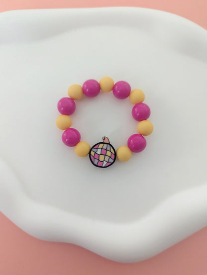 Disco Pumpkin Kids Bracelet