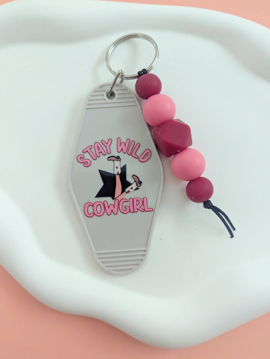 Stay Wild Cowgirl Acrylic Keychain