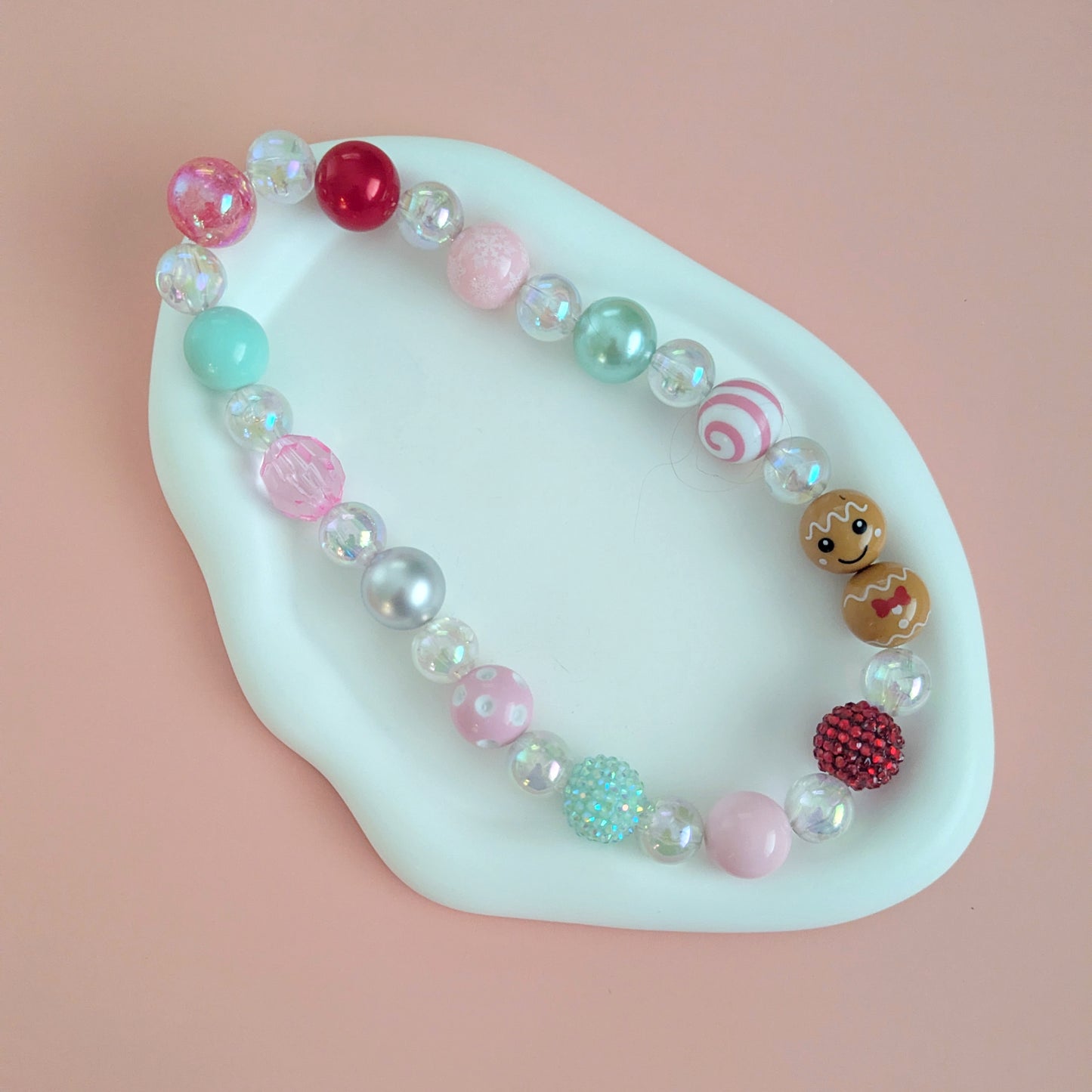 Gingerbread Kids Necklace